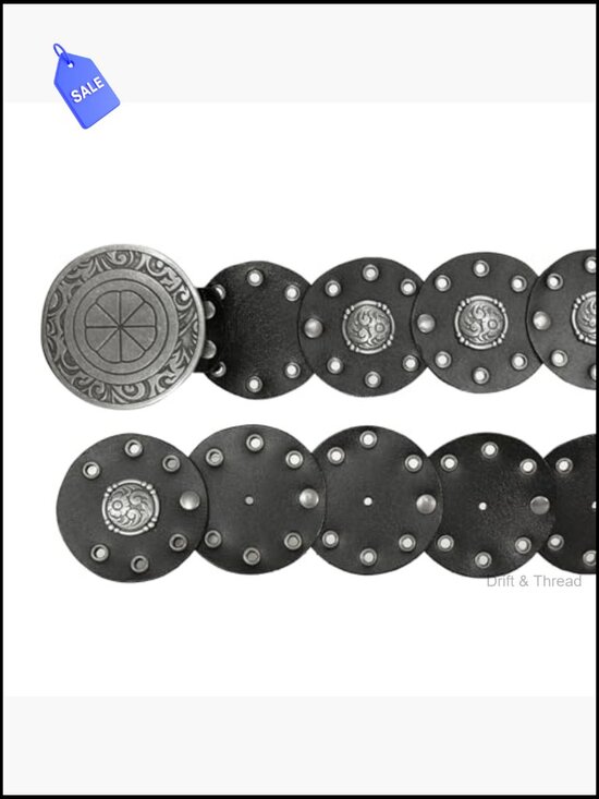 Genuine Buffalo Leather Western Belt with Antique Nickel Buckle main image 5